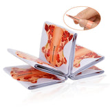 Maxbell Maxbell 100 Pcs Nail Art Tips Form Guide Sticker Polish DIY Stencil Tool Orange
