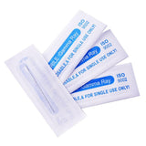 Maxbell 200Pcs Microblading Permanent Makeup Needles For Tattoo Eyebrow Pen 1R 3R