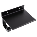 Maxbell Bathroom Toilet Paper Holder Shelf Rack Tissue Roller Phone Storage Black - Aladdin Shoppers