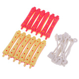 Maxbell Lot 36 Pieces Hair Curler Clamps Hairdreser Perm Rods Hair Styling DIY Tools