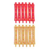 Maxbell Lot 36 Pieces Hair Curler Clamps Hairdreser Perm Rods Hair Styling DIY Tools