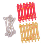 Maxbell Lot 36 Pieces Hair Curler Clamps Hairdreser Perm Rods Hair Styling DIY Tools