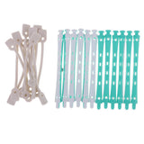 Maxbell Lot 36 Pieces Hair Curler Clamps Hairdreser Perm Rods Hair Styling DIY Tools