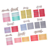 Maxbell Lot 36 Pieces Hair Curler Clamps Hairdreser Perm Rods Hair Styling DIY Tools