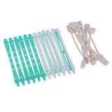 Maxbell Lot 36 Pieces Hair Curler Clamps Hairdreser Perm Rods Hair Styling DIY Tools
