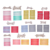 Maxbell Lot 36 Pieces Hair Curler Clamps Hairdreser Perm Rods Hair Styling DIY Tools