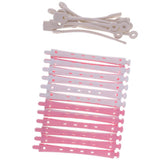 Maxbell Lot 36 Pieces Hair Curler Clamps Hairdreser Perm Rods Hair Styling DIY Tools
