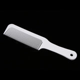 Maxbell 2Pcs Flat Top Clipper Comb Finely Waved Teeth Barber Hair Cut Styling Combs