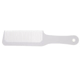Maxbell 2Pcs Flat Top Clipper Comb Finely Waved Teeth Barber Hair Cut Styling Combs