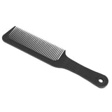 Maxbell 2Pcs Flat Top Clipper Comb Finely Waved Teeth Barber Hair Cut Styling Combs