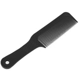 Maxbell 2Pcs Flat Top Clipper Comb Finely Waved Teeth Barber Hair Cut Styling Combs