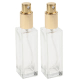 Maxbell 4Pcs 30ml Glass Perfume Empty Bottle Atomizer Pump Sprayer Refillable Travel