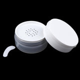Maxbell 2x Travel Empty Makeup Loose Powder Container Pot Case w/ Mirror Sifter Lid