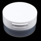 Maxbell 2x Travel Empty Makeup Loose Powder Container Pot Case w/ Mirror Sifter Lid