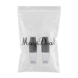 Maxbell Plastic 5ml Empty Lip Gloss Balm Shaking Bottles Tube Container with Brush Cosmetic Makeup Container Pack of 2 - Aladdin Shoppers