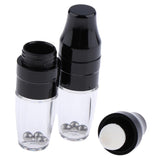 Maxbell Plastic 5ml Empty Lip Gloss Balm Shaking Bottles Tube Container with Brush Cosmetic Makeup Container Pack of 2 - Aladdin Shoppers