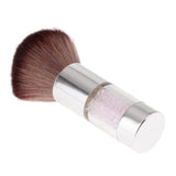 Maxbell Portable Nail Art Dust Brush Cleaner Foundation Dust Powder Remover Brushes
