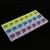 Maxbell 7 Day 21Grids Tablet Pill Box Holder Medicine Storage Organizer Capsule Case