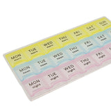 Maxbell 7 Day 21Grids Tablet Pill Box Holder Medicine Storage Organizer Capsule Case