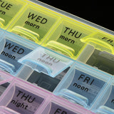 Maxbell 7 Day 21Grids Tablet Pill Box Holder Medicine Storage Organizer Capsule Case