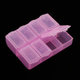 Maxbell 8 Grids Tablet Pill Box Medicine Storage Organizer Capsule Case Portable