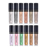 Maxbell 12pcs/set Shiny Eyeshadow Liquid Makeup Glitter Glow Eye Shadow Shimmer