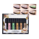 Maxbell 12pcs/set Shiny Eyeshadow Liquid Makeup Glitter Glow Eye Shadow Shimmer
