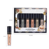 Maxbell 6pcs/set Shinning Eyeshadow Liquid Makeup Glitter Glow Eye Shadow Shimmer B - Aladdin Shoppers