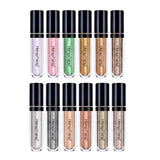 Maxbell 12pcs/set Shiny Eyeshadow Liquid Makeup Glitter Glow Eye Shadow Shimmer