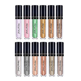 Maxbell 6pcs/set Shinning Eyeshadow Liquid Makeup Glitter Glow Eye Shadow Shimmer B - Aladdin Shoppers