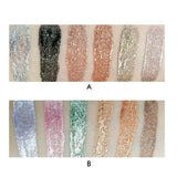 Maxbell 12pcs/set Shiny Eyeshadow Liquid Makeup Glitter Glow Eye Shadow Shimmer