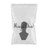 Maxbell Maxbell Velvet Head Mannequin Bust (Black), Jewelry Display Model for Wigs/Scarf/ Cap/Headphone