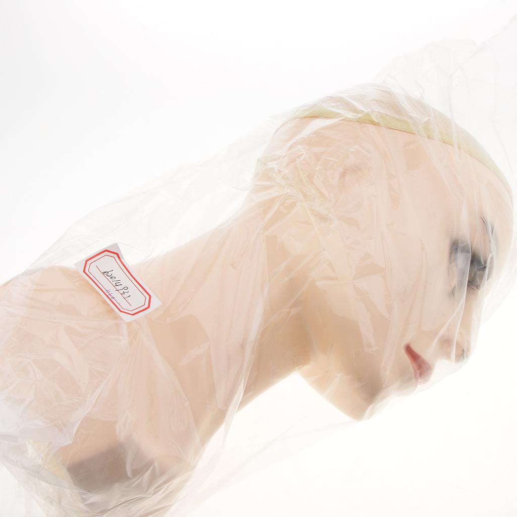 Maxbell Maxbell Male Mannequin Head Wig Making Hat Display Model Stand Manikin w/ Net Cap Skin Color