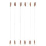 Maxbell Maxbell 6X Elastic Fish Line Nylon Wire w/ Hook for Wigs Hair Extensions Hairpieces S