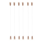Maxbell Maxbell 6X Elastic Fish Line Nylon Wire w/ Hook for Wigs Hair Extensions Hairpieces S