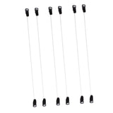 Maxbell Maxbell 3 Pairs Elastic Fish Line Nylon Wire w/ Hook for Hair Extensions Hairpieces S