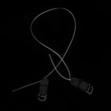 Maxbell Maxbell 3 Pairs Elastic Fish Line Nylon Wire w/ Hook for Hair Extensions Hairpieces S