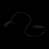 Maxbell Maxbell 6 Pairs No Elastic Fish Line Nylon Wire Hook for Hair Extensions Hairpieces Black
