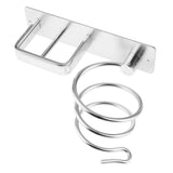 Space Aluminum Wall Mounted Hair Dryer Shelf Rack Hanger Straightener Organizer Hair Styling Tool Holder Set