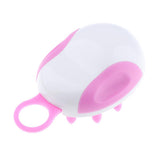 Maxbell Maxbell Soft Silicone Oval Shampoo Scalp Head Hair Massage Massager Brush Comb Pink