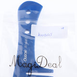 Maxbell Maxbell Hairdressing Wide Tooth Comb Curly Hair Detangler Scalp Massager Brush Blue