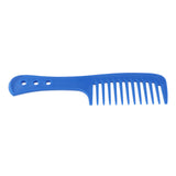Maxbell Maxbell Hairdressing Wide Tooth Comb Curly Hair Detangler Scalp Massager Brush Blue