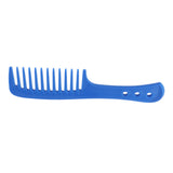 Maxbell Maxbell Hairdressing Wide Tooth Comb Curly Hair Detangler Scalp Massager Brush Blue