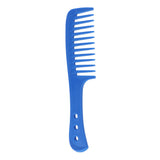Maxbell Maxbell Hairdressing Wide Tooth Comb Curly Hair Detangler Scalp Massager Brush Blue