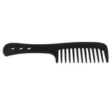 Maxbell Maxbell Hairdressing Wide Tooth Comb Curly Hair Detangler Scalp Massager Brush Black