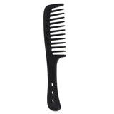 Maxbell Maxbell Hairdressing Wide Tooth Comb Curly Hair Detangler Scalp Massager Brush Black