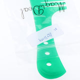Maxbell Maxbell Hairdressing Wide Tooth Comb Curly Hair Detangler Scalp Massager Brush Green