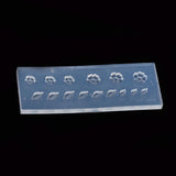 Maxbell Maxbell 3D Acrylic Powder Sculpture Mold Silicone Nail Art Flower Template Manicure 3