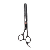 Maxbell Maxbell Teeth Fishbone Scissors Pets Grooming Thinning Shears Salon Hairdressing Black