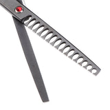 Maxbell Maxbell Teeth Fishbone Scissors Pets Grooming Thinning Shears Salon Hairdressing Black